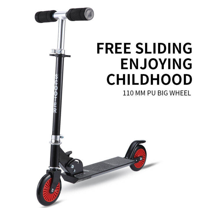 2Wheel Aluminum Alloy Kick Scooter With Adjustable Handle Folding