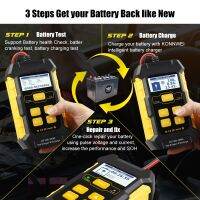 KW510 Full Automatic 12V Car Battery Tester Pulse Repair 5A Chargers Wet Dry AGM Gel Lead Acid OBD OBD2 Car Repair Tool