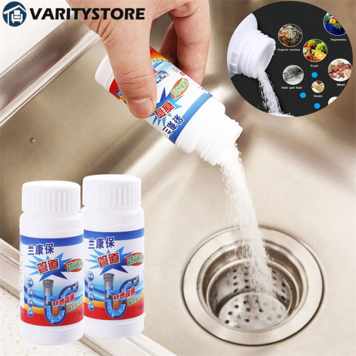 110g Pipe Dredging Agent Powerful Kitchen Sink Drain Cleaner Bathroom  Dredge Deodorant Toilet Sewer Fast Cleaning Tools