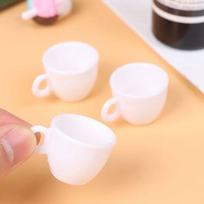 ▦✟❆ 3Pcs 1:6 Dollhouse Miniature Creative New Mini Coffee Cup Model Kitchen Accessories For Doll House Decor Toys Gift