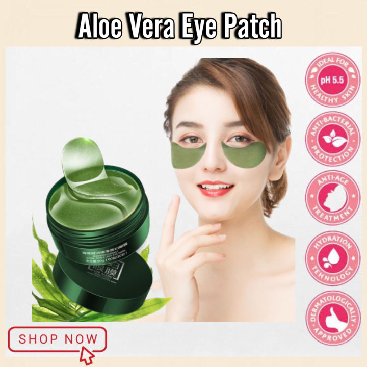 Original Aloe Vera 92 With Collagen Hydrogel Eyebag Remover Eye Patch Aloe Vera Eye Patch 5778