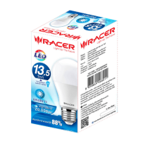 "ด่วน"RACER หลอดไฟ LED BULB E27 13.5W รุ่น KATIE แสงเดย์ไลท์"ส่งด่วนทุกวัน"