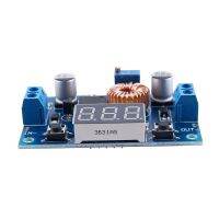 5A high-power 75W DC-DC adjustable step-down module with a voltmeter display