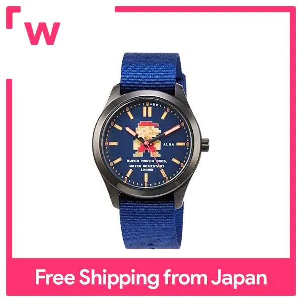 Seiko Watch] Wrist Watch Aruba Super Mario Collaboration Model Starting  Mario Design Navy Dial Enhanced Water Resistant (10 ATM) ACCK422 Blue for  Daily Life | Lazada PH