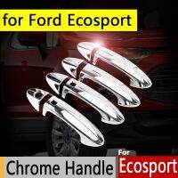 For Ford Ecosport 2013-2017 Chrome Door Handle Car Covers Trim Of 4 Door Essories ABS Plastic Car Styling 2014 2015 2016