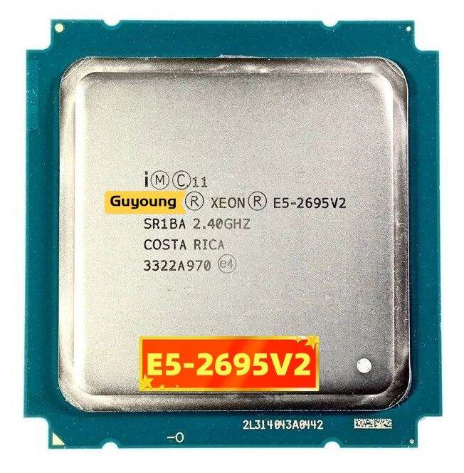 เซอน-e5-v2-2695v2-e5-e5-2695v2เซิร์ฟเวอร์โปรเซสเซอร์ซีพียู2-40ghz-30mb-12-core-115w-lga-2011-sr1ba