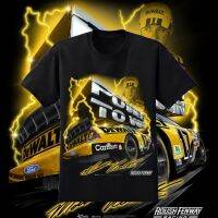 T-shirt NASCAR MATT KENSETH dewalt power to win vintage Racing Shirt Car black / black Men women tee man women Oversized cotton combad 30s/24s Cheap / Cool