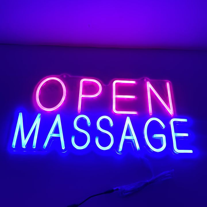 ป้ายไฟopen-massage-ไฟประดับตกแต่ง-ป้ายไฟled-ป้ายไฟตกแต่งหน้าร้าน-ป้ายไฟตกแต่งหน้าร้าน-ป้ายไฟตัวอักษร-สร้างความโดดเด่นให้ร้านคุณ