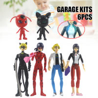 6Pcs/Set Miraculous: Tales of Ladybug &amp; Cat Noir Cute Figure Toy Anime PvcMiraculous: Tales of Ladybug &amp; Cat Noir Cute Figure ToyFriends Gifts Model GiftcuteAnime Pvc Action Figure Toys Collection