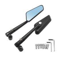 1 Pair Motorcycle Rearview Mirror Cnc Aluminum Alloy Side Mirror Modified Parts For Electric Bike Scooter Motorcycle Supplies