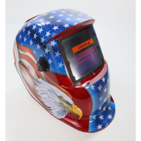 คละแบบ หน้ากากเชื่อมปรับแสงออโต้ เพ้นลาย AUTO DARKENING WELDING HELMET พร้อมใช้งาน ช่วงป้องกันรังสี UV แ