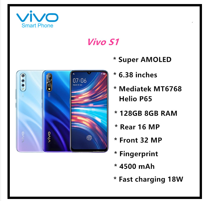 vivo s1 8gb ram 128