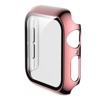 คลุมทั้งหมดเคสกระจกและเคสสำหรับ Apple Watch Series 45Mm 40Mm 38Mm Iwatch Apple ขนาด42Mm 8/7 44Mm 321 Se654 41Mm