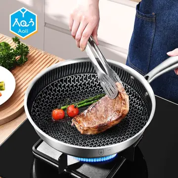 honeycomb pan stainless steel 304 frying