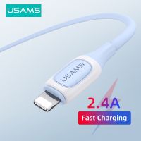 USAMS ระบบชาร์จเร็ว,USB สายสำหรับ iPhone 14 13 12 11 Pro Max สายชาร์จ8 7 6 Plus