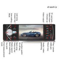 DRO4022B Car MP5 Bluetooth Player Steering Wheel Control 1 Din 4.1 inch Screen Auto Stereo Audio In Dash Head Unit