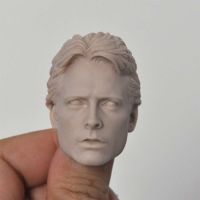 16 Scale Marty McFly Unpainted Head Models สำหรับ12Figures Bodies DIY