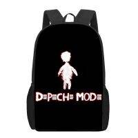 (รูปแบบใหม่) Depeches โหมดวงดนตรี3D กระเป๋านักเรียนพิมพ์ลายสำหรับวัยรุ่นเด็กนักเรียนชายหญิงผู้หญิงกระเป๋าเป้โน้ตบุ้คกระเป๋าเดินทางผู้ชาย (ถ้ากำหนดเอง