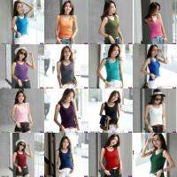 P11719 	เสื้อกล้าม สีพื้น tank top solid color