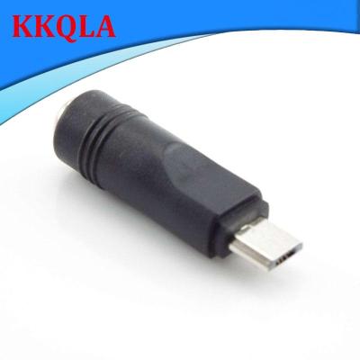 QKKQLA DC Plug to Mirco USB Power Adapter Converter Male to Female Jack Connector for Laptop Notebook Computer PC 5.5x2.1mm