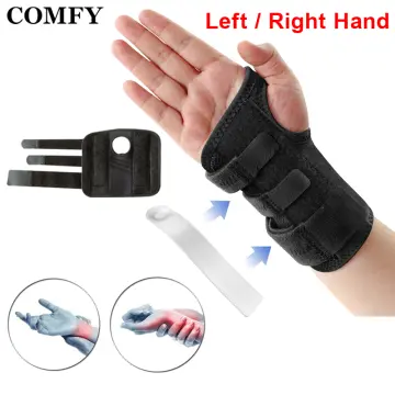 Wrist Splint for Carpal-Tunnel Syndrome, Adjustable Compression Wrist Brace  for Right and Left Hand, Pain Relief for Arthritis, Tendonitis, Sprains