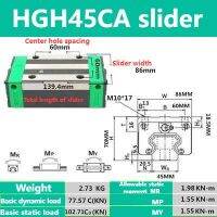 รางเส้นตรง CNC แบบ Diy สำหรับสไลเดอร์รางสไลด์สี่เหลี่ยมรางเลื่อนตรงเรียบอุปกรณ์ภายในประเทศ HGH45CA CNC ความแม่นยำสูง1ชิ้น