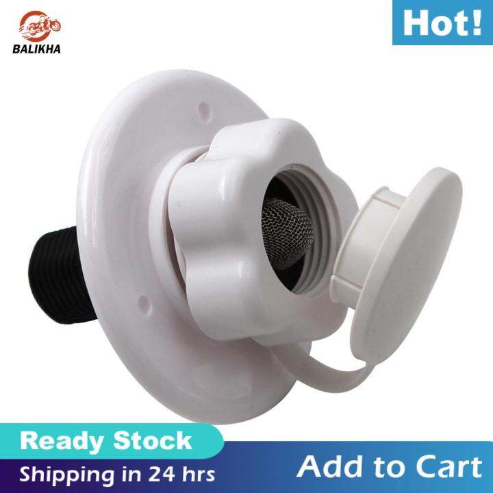 balikha White Gravity Fresh Water Fill Hatch Inlet Plastic RV Trailer Camper Lazada