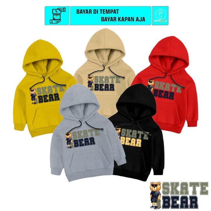 Aero Bear Kuping Dress Hoodie Anak Perempuan
