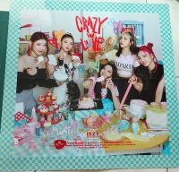 ของแถมรอบพรี โปสเตอร์ พับ สุ่ม ของแท้ จาก อัลบั้ม  ITZY - CRAZY IN LOVE Album ของแท้ พร้อมส่ง Kpop Poster