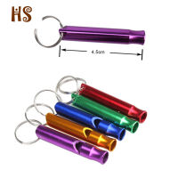 ☂✉ HS Metal Whistle Pendant Keychain Keyring Outdoor Camping Survival Whistles