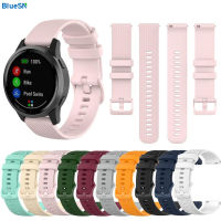 BLUESN สายนาฬิกาสำหรับ Garmin Vivoactive 3 Venu 2 SQ Vivoactive 4 4S Forerunner 645 245M,สายรัดซิลิโคนอุปกรณ์เสริมสายนาฬิกา