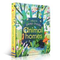 Usborne หนังสือ Peep Inside Animal Homes 3D Flip Book Story Book Bedtime Reading Book English Learning Materials for Kids Toddler Book หนังสือเด็กภาษาอังกฤษ ภาพสามมิติ หนังสือเด็ก หนังสือเด็ก หนังสือเด็กภาษาอังกฤษ