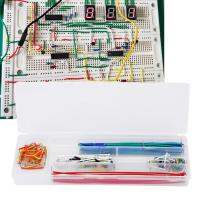 【✱2023 HOT✱】 fka5 140ชิ้นบอร์ดพลาสติกสำหรับใช้ต่อวงจรต้นแบบ Pcb แผงวงจรไม่มีบัดกรีสายเคเบิลจัมเปอร์ U สายเคเบิลทรงสำหรับ Arduino