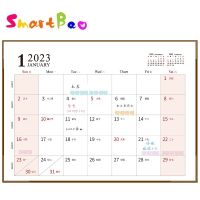 A3 A4 Desk Calendar 2023 With Pocket Office Monthly Planner 180g Thick Paper Table Mouse Pad Year Ajendas Almanaque