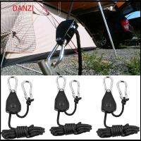 00DANZI00 1/2/4pcs อุปกรณ์เสริม นิ้วสำหรับงานหนัก เรือแคนูเรือคายัค เชือกเส้นเล็กโคมไฟ สายรัดแบบผูก วงล้อรอก ตัวล็อคเชือก