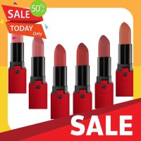 ลิปสติก ลิปสติกติดทน ลิปสติกฉ่ำวาว MILLE LOVE IS ON FIRE LIPSTICK [ลิปสติก, ซาติน]