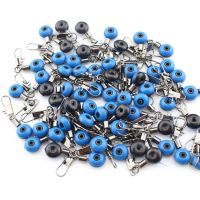 【CW】 50Pcs Fishing Rolling Swivel Slides Bead Pulley Connectors X3UA