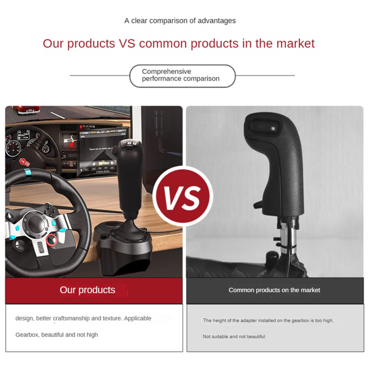 USB Shift Knob for G29 G27 G25 TH8A for ETS2& Truck High Low Gear