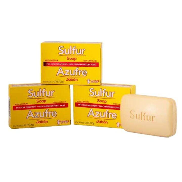 [PREORDER] Sulfur Soap, Grisi, Acne Treatment, Cleaner Bar Soap, Helps