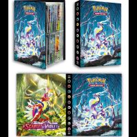 New 240 Pokemon scarlet and violet series Cartoon Game Collection Card Book Card Holder Binder Binder Childrens Toys Gift