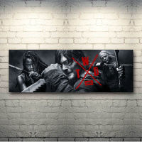 The Walking Dead TV Season 10-1 Rick Negan Art Silk Canvas Poster Print 13x37 24x70 Inch For Living Room Wall Decoration-003