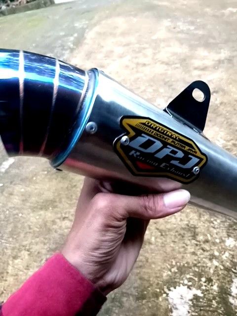 Termurah Terlaris Knalpot Racing Dpj Corong Blue Model Jiksaw 25 Cm Inlet 50 Mm Jigsaw Bukan Bss 5149