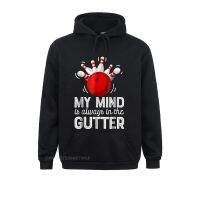 Designer My Mind Is Always In The Gutter Hoodie Bowling Bowler Gift Sweatshirts Mens Hoodies Long Sleeve Summer Fall Clothes Size Xxs-4Xl