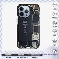 Creative Machine Parts CASETiFY Phone Case Compatible for iPhone 14 13 12 11 Pro Max X XS MAX XR Case Transparent Shockproof Protective Soft Cover