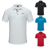 ☜Titleist เสื้อยืดกางเกงเล่นกอล์ฟระบายอากาศได้ดีแห้งเร็วสำหรับผู้ชาย,ชุดกอล์ฟบอลลำลองเล่นกีฬานอกบ้านเสื้อโปโลเสื้อผ้าท่อนบนไม่มีซับใน