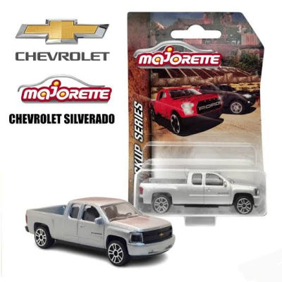 Majorette โมเดลรถกระบะ Chevrolet Silverado สีบรอนซ์ scale 1 : 64