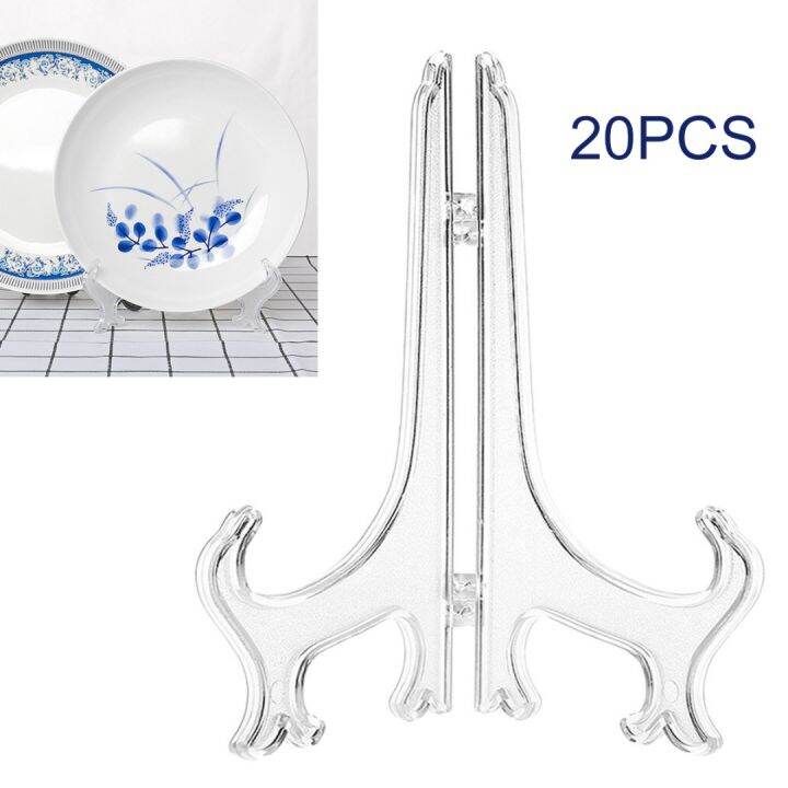 20pcs Decorative Stand Holder Plastic Folding Easel Picture Frame