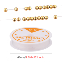 Stainless Steel DIY Bead Bracelet Jewelry Set Rose Gold Black Spacer with Bungee Cord Beads Charm Loose Beads for Jewelry Making