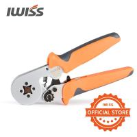 IWISS HSC8 6-4A Ratchet Crimping Plier Hand Crimper Tools ช่วงการย้ำ 0.25-6.0mm² (24-10 AWG) การย้ำเกินไป