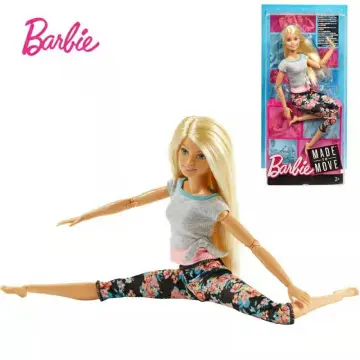Shop Barbie Made Move Doll Blonde Hair online | Lazada.com.my